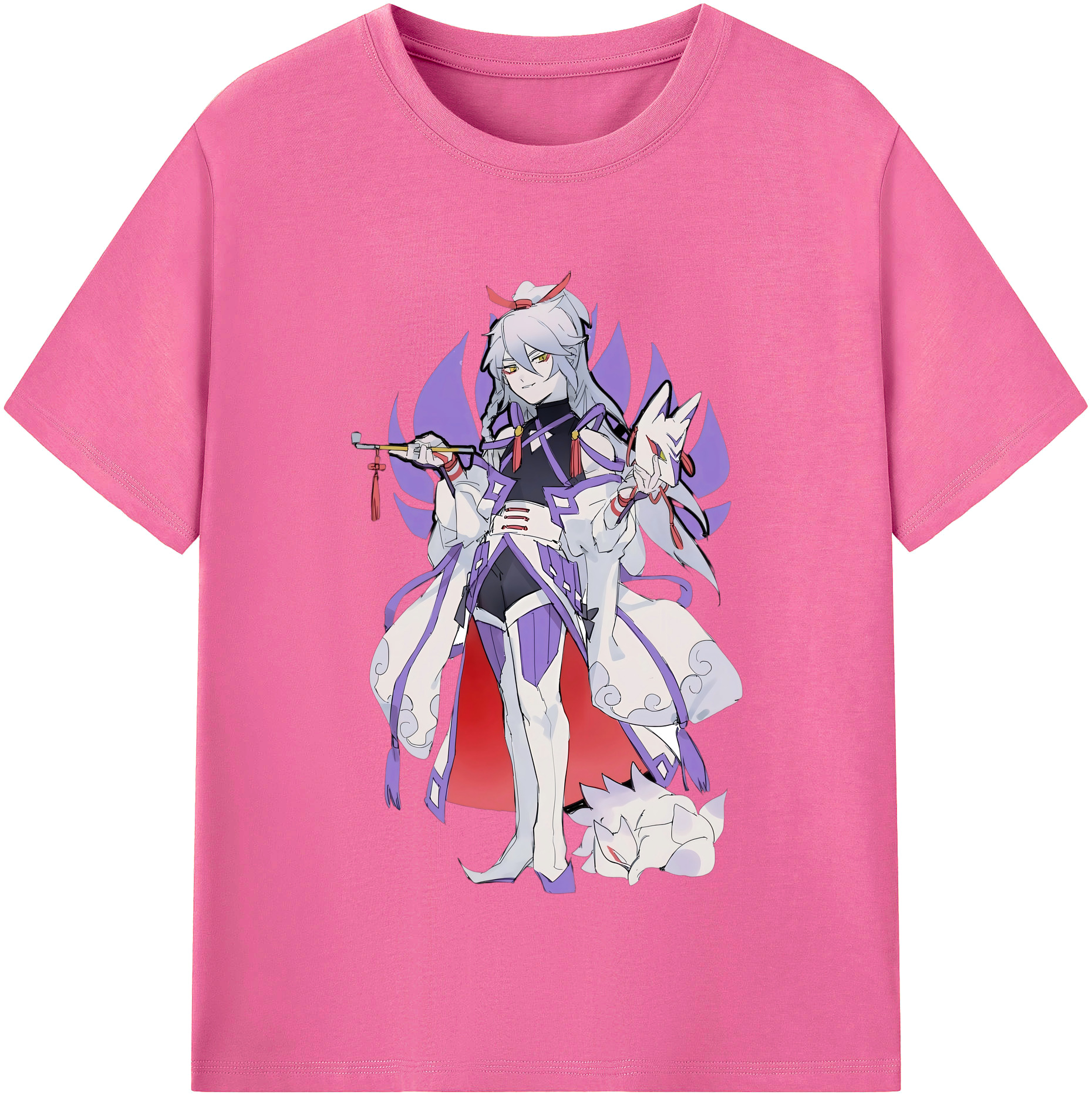 （画像用） 妖怪ウォッチ Yo-kai Watch レディースカジュアルプリントTシャツ（綿100％）